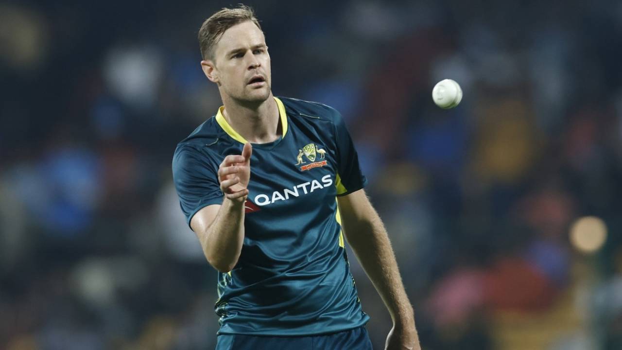 Jason Behrendorff struck early for Australia once again, India vs Australia, 5th T20I, Bengaluru, December 3, 2023