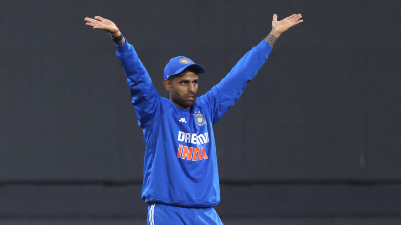 Suryakumar Yadav, in his first stint as India captain, led the team to a 4-1 series win, India vs Australia, 5th T20I, Bengaluru, December 3, 2023