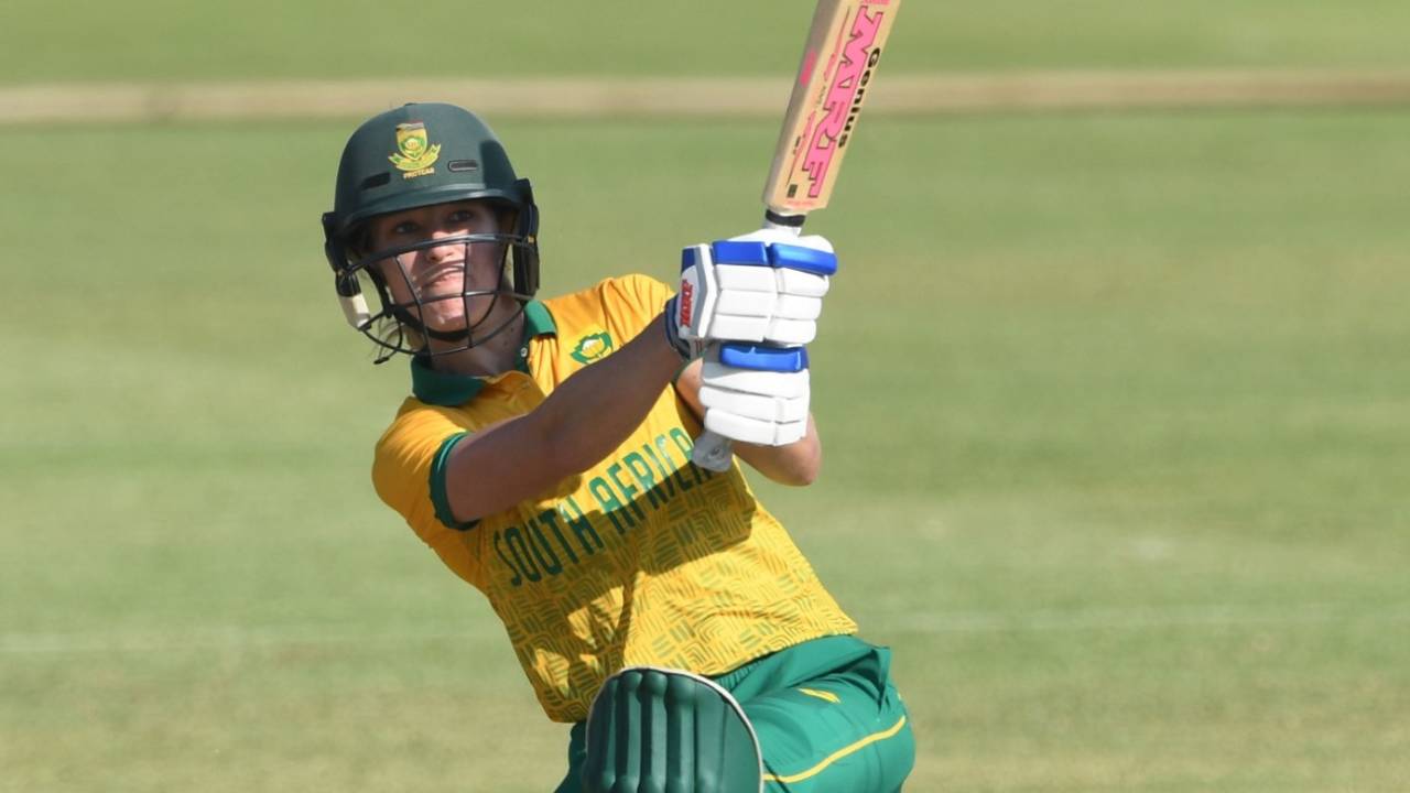 Anneke Bosch top-scored for South Africa with a 49-ball 67, South Africa vs Bangladesh, 1st T20I, Benoni, December 3, 2023