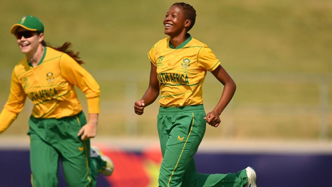 Ayanda Hlubi struck on the fourth and fifth balls of her T20I career&nbsp;&nbsp;&bull;&nbsp;&nbsp;ICC/Getty Images