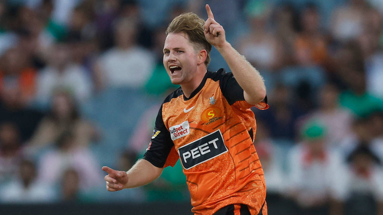 Hamish McKenzie was player of the match after his first bowl in BBL, Melbourne Stars vs Perth Scorchers, BBL, Melbourne, December 13, 2023