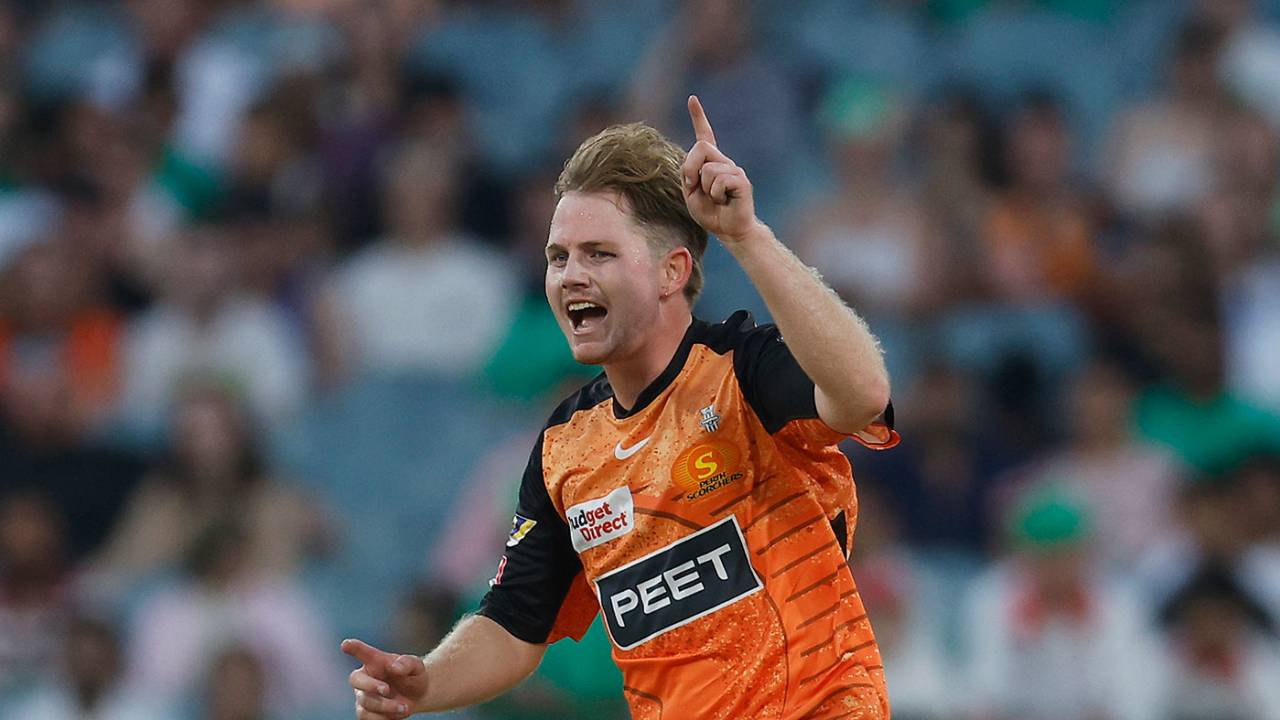 Hamish McKenzie was player of the match after his first bowl in BBL, Melbourne Stars vs Perth Scorchers, BBL, Melbourne, December 13, 2023