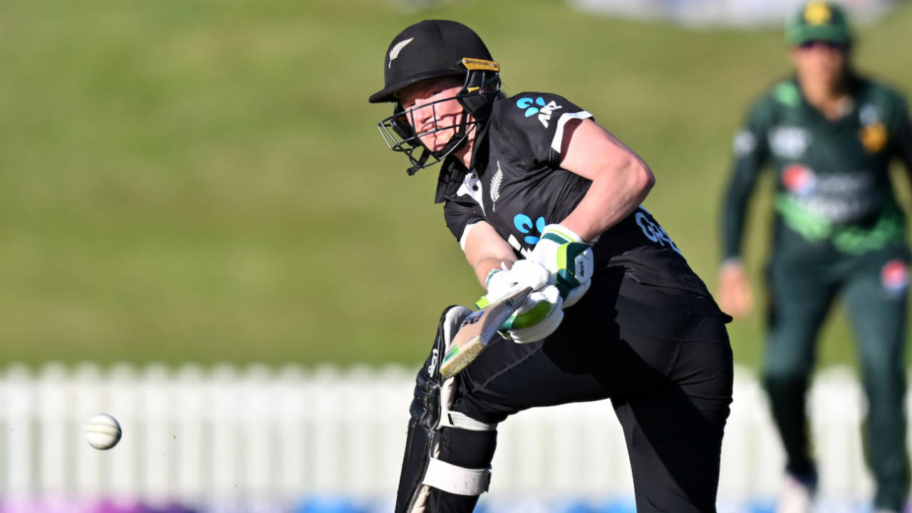 Maddy Green brought a lot of impetus to the innings, New Zealand vs Pakistan, 2nd women's ODI, Christchurch, December 15, 2023