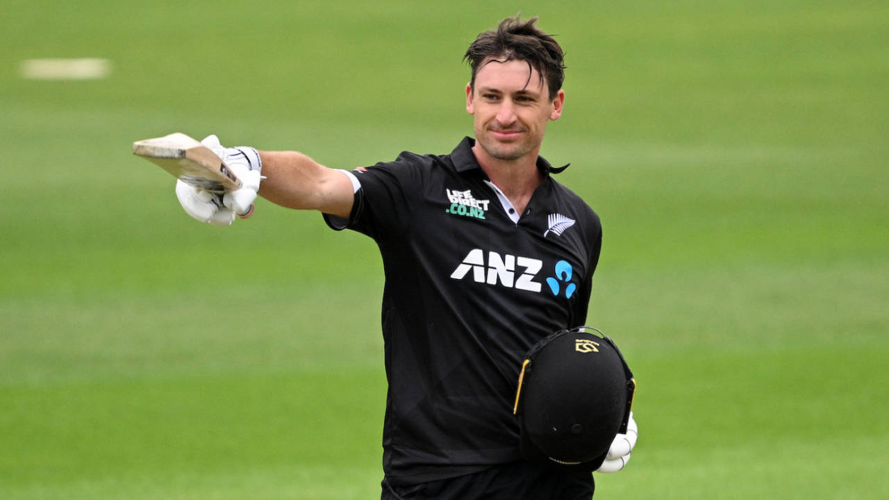 Will Young brought up an 82-ball hundred, New Zealand vs Bangladesh, 1st ODI, Dunedin, December 17, 2023