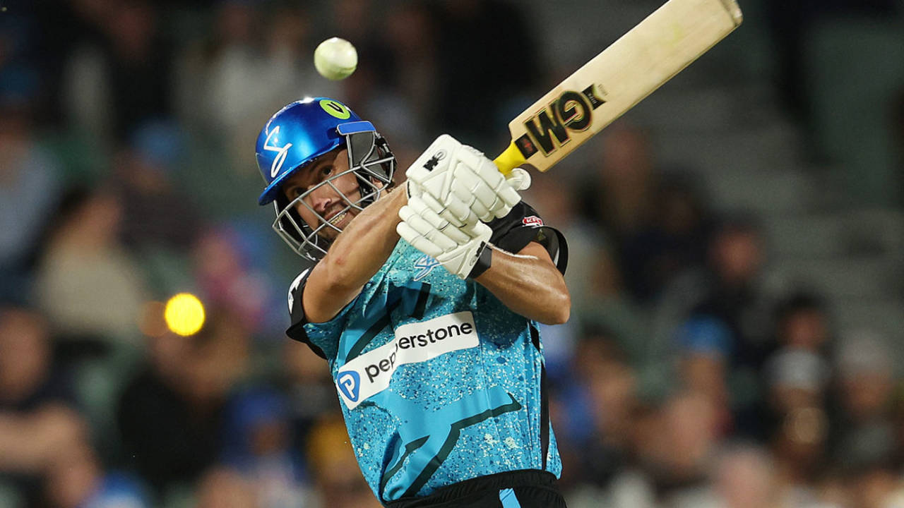 Matt Short played a blistering innings to help set up the chase, Adelaide Strikers vs Sydney Thunder, BBL, Adelaide, December 19, 2023