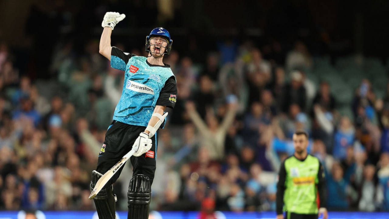 Adam Hose slammed 28 in nine balls to ice the chase&nbsp;&nbsp;&bull;&nbsp;&nbsp;Cricket Australia via Getty Images
