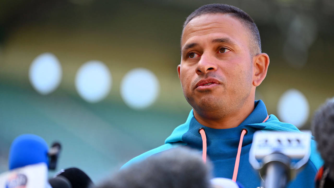 Usman Khawaja has so far been prevented from promoting human rights during the Pakistan series&nbsp;&nbsp;&bull;&nbsp;&nbsp;Getty Images