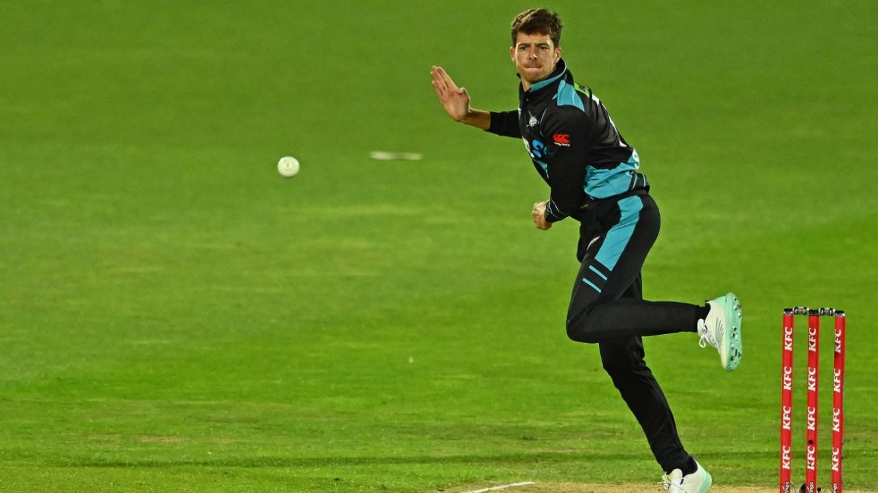 Mitchell Santner got rid of Towhid Hridoy, New Zealand vs Bangladesh, 1st T20I, Napier, December 27, 2023