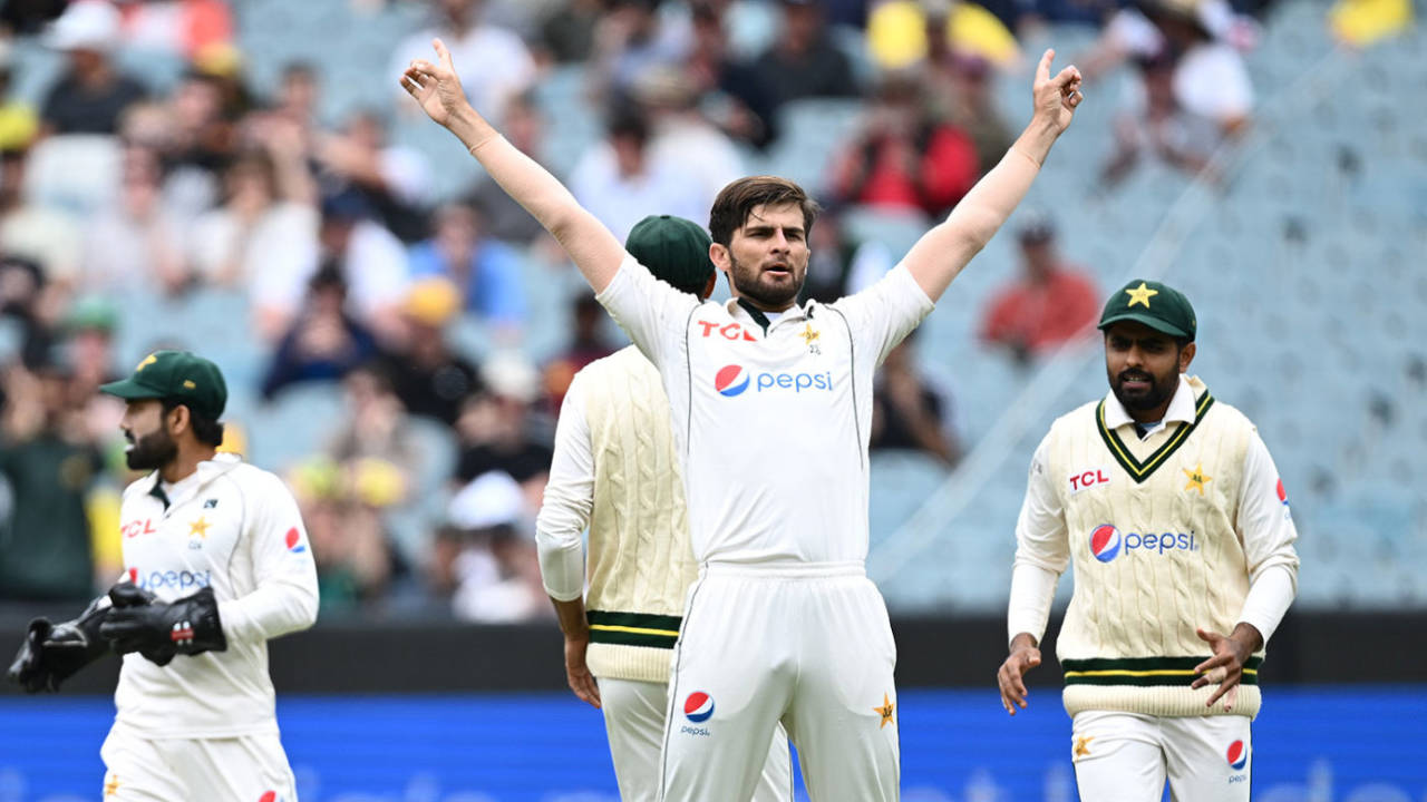 Shaheen Afridi removed Usman Khawaja in the first over, Australia vs Pakistan, 2nd Test, MCG, December 28, 2023