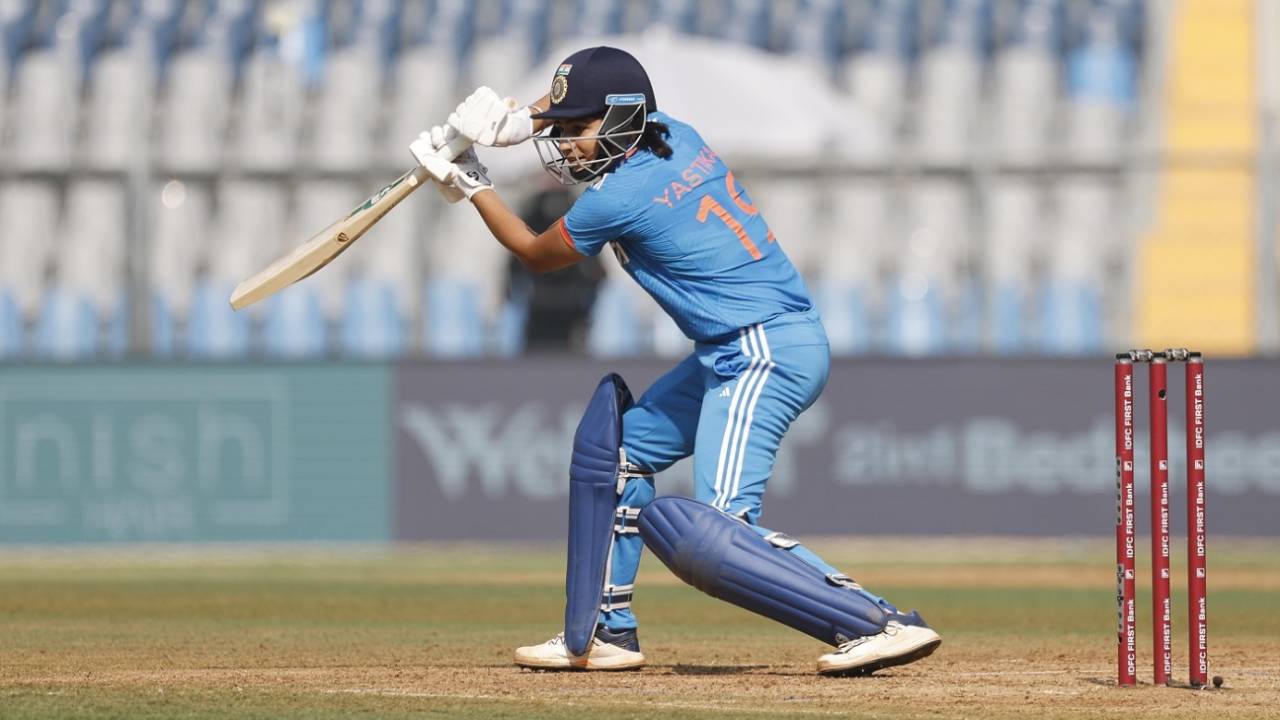 Yastika Bhatia scored quick runs at the top of the order, India vs Australia, 1st Women's ODI, Mumbai, December 28, 2023