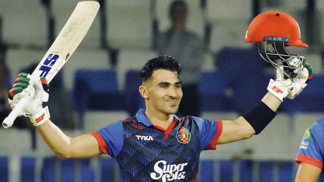 Rahmanullah Gurbaz scored his maiden T20I ton, UAE vs Afghanistan, 1st T20I, Sharjah, December 29, 2023