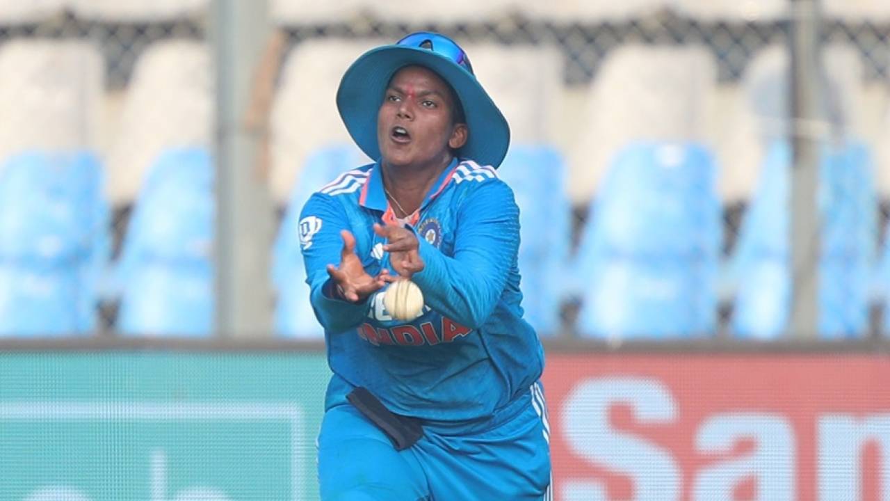 Deepti Sharma with one of India's seven dropped catches&nbsp;&nbsp;&bull;&nbsp;&nbsp;BCCI