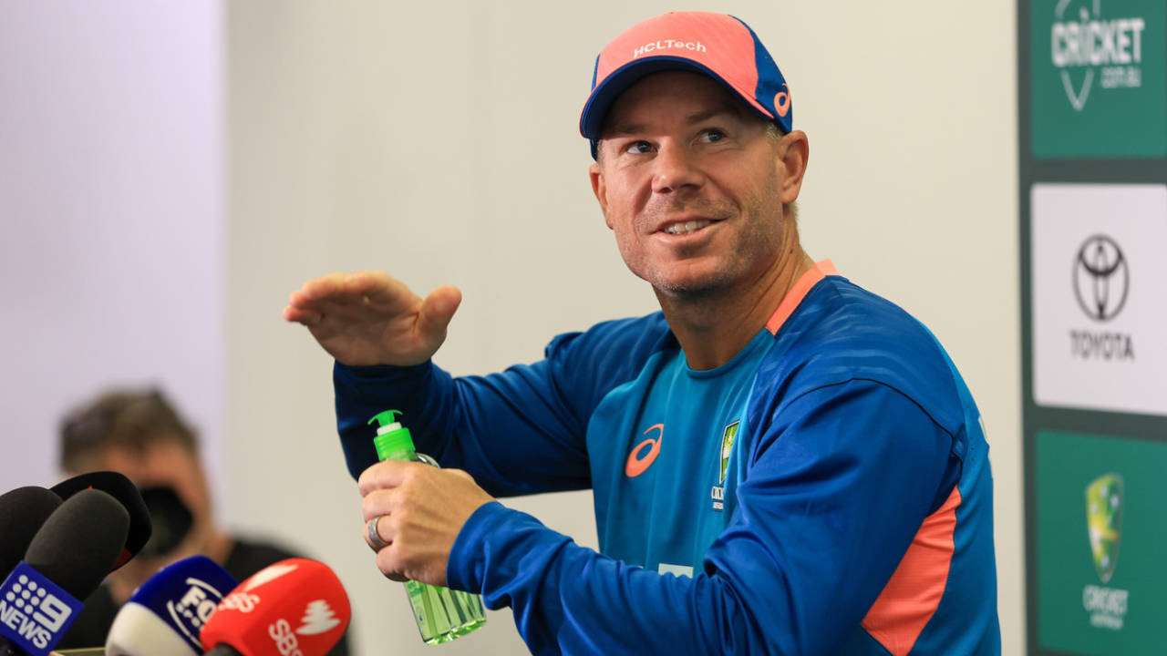 David Warner announces his ODI retirement at a press conference, Sydney, January 1, 2024
