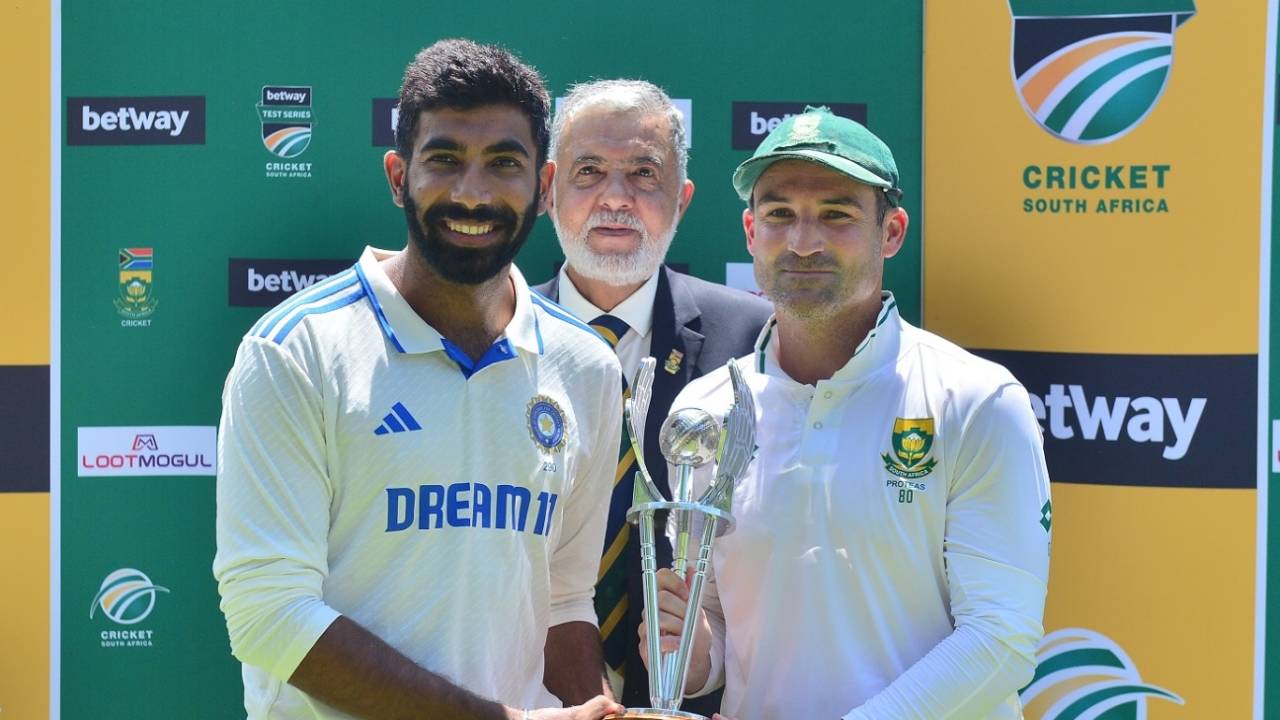 Jasprit Bumrah shared the Player-of-the-Series award with Dean Elgar, South Africa vs India, 2nd Test, Cape Town, 2nd day, January 4, 2024
