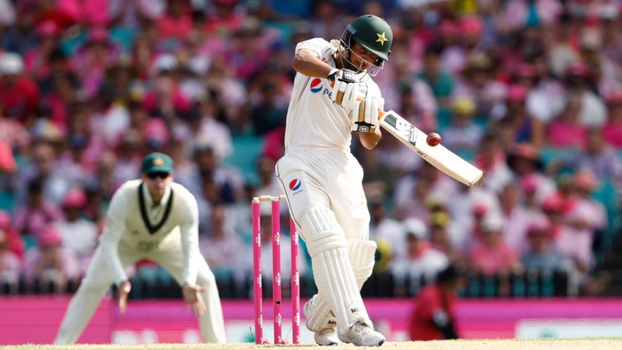 Saim Ayub plays the pull shot, Australia vs Pakistan, 3rd Test, SCG, January 5, 2024