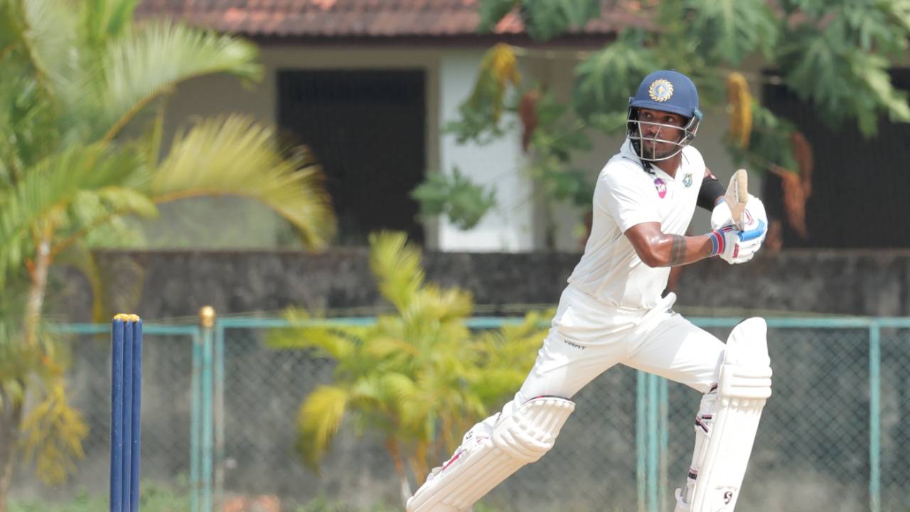 Vishnu Vinod scored 74 off 94 balls