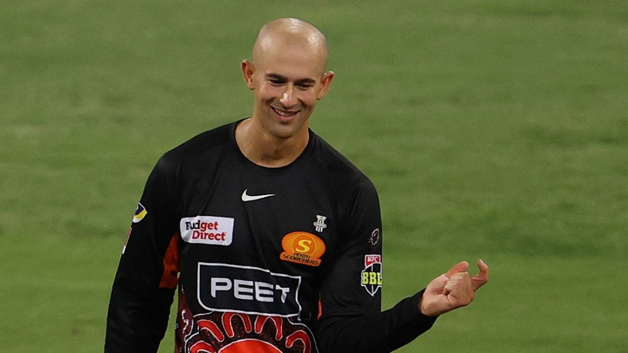 Ashton Agar picked up the second-most economical figures in the history of BBL, Sydney Thunder vs Perth Scorchers, BBL 2023-24, Sydney, January 9, 2024