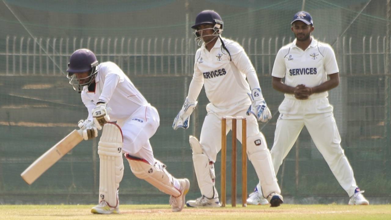 Sanjay Raghunath's unbeaten 84 helped Vidarbha chase down the target, Vidarbha vs Services, Ranji Trophy, Elite Group A, Nagpur, January 8, 2024