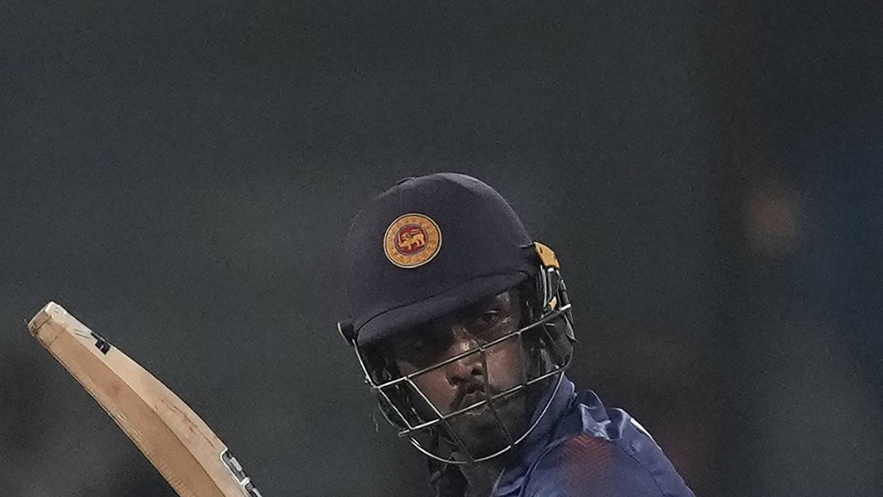 Sahan Arachchige made 21 in 39 balls, Sri Lanka vs Zimbabwe, 2nd ODI, Colombo, January 8, 2024