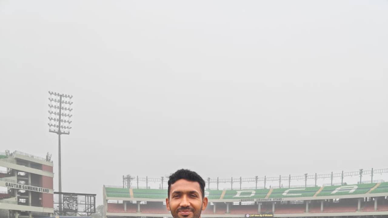 Gaurav Yadav picked a ten-wicket haul as Puducherry stunned Delhi in the first round of the Ranji Trophy 2023-24, Delhi vs Puducherry, 4th day, Ranji Trophy, January 8, 2024