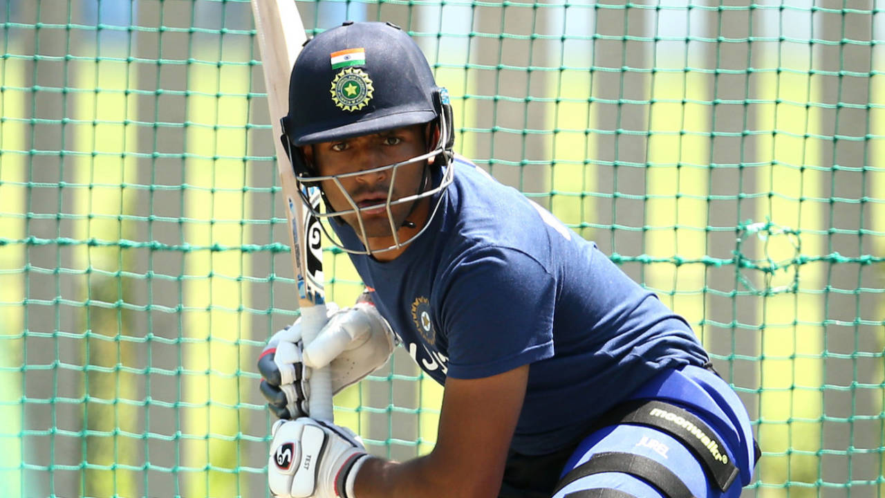 Dhruv Jurel has a hit in the nets, Potchefstroom, February 3, 2020