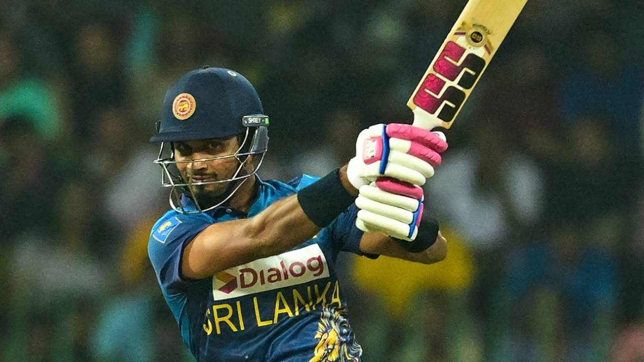 Dasun Shanaka played a crucial hand of 26 not out from 18 balls, Sri Lanka vs Zimbabwe, 1st T20I, Colombo, January 14, 2024