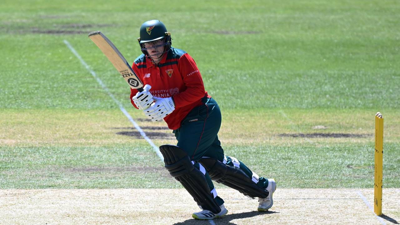 A 97 from Lizelle Lee set the platform for Tasmania's tall score, Tasmania vs Queensland, WNCL 2023-24, Hobart, January 15, 2024