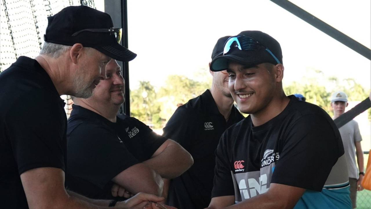 Rahman Hekmat is welcomed into the New Zealand Under-19 side