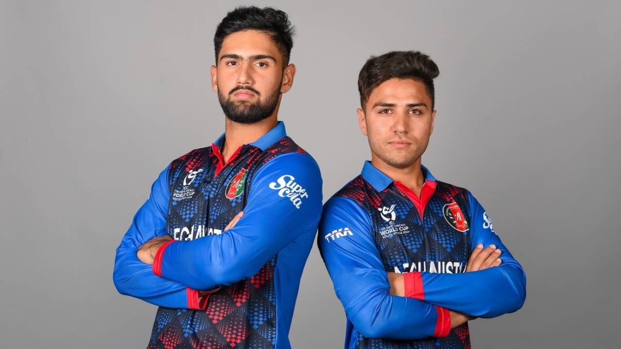 Mohammad Nabi's son Hassan Eisakhil and Rashid Khan's nephew Usman Shinwari are part of the Afghanistan squad at the 2024 Under-19 World Cup&nbsp;&nbsp;&bull;&nbsp;&nbsp;ICC/Getty Images