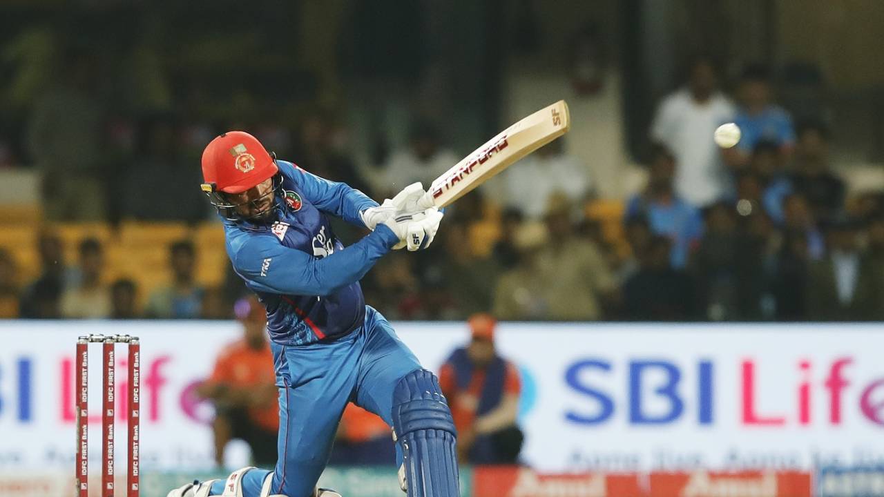 Gulbadin Naib's unbeaten 55 took the contest to Super Over, India vs Afghanistan, 3rd T20I, Bengaluru, January 17, 2024