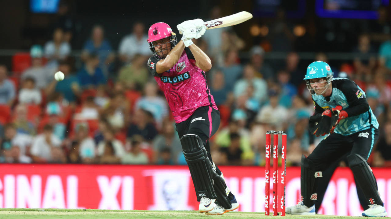Moises Henriques picked up speed after a slow start, Sydney Sixers vs Brisbane Heat, BBL Qualifier, Carrara, January 19, 2024