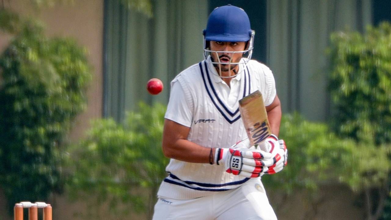 Harvik Desai keeps his eyes on the ball, Vidarbha vs Saurashtra, Ranji Trophy, Elite Group A, Nagpur, January 19, 2024
