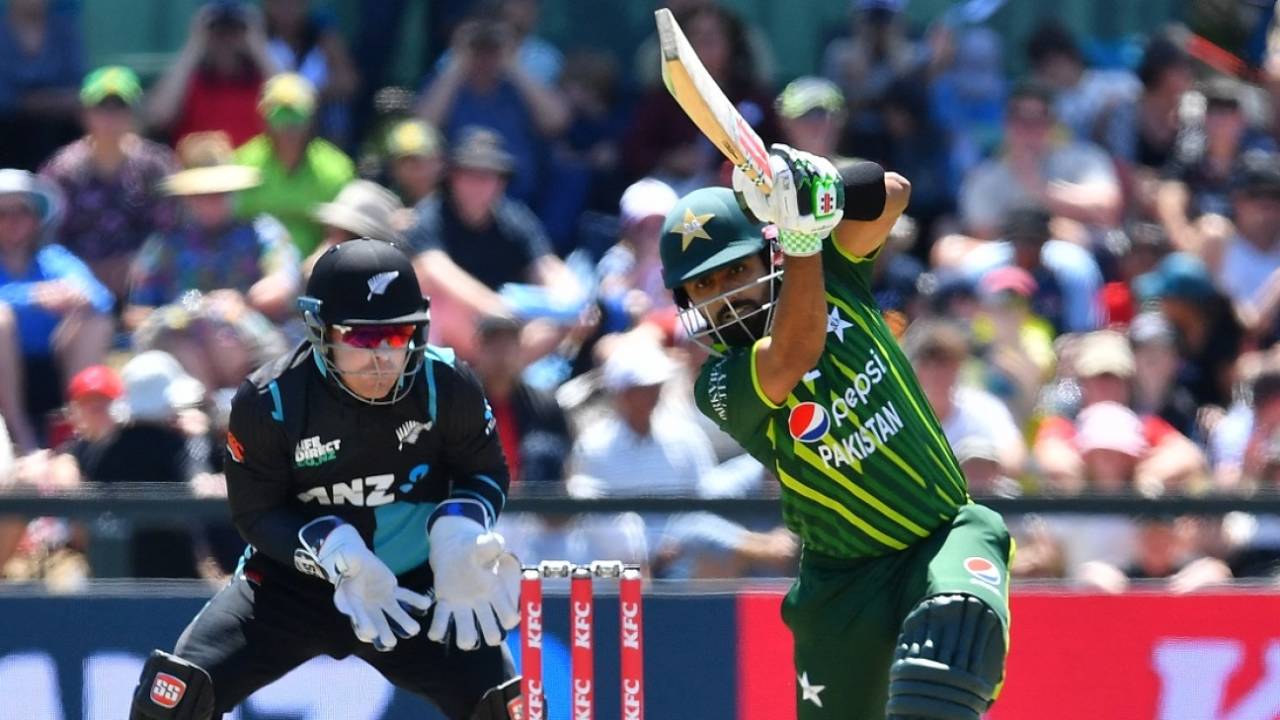 Babar Azam struggled big time during his innings managing 13 off 24 despite being dropped twice, New Zealand vs Pakistan, 5thT20I, Christchurch, January 21, 2024