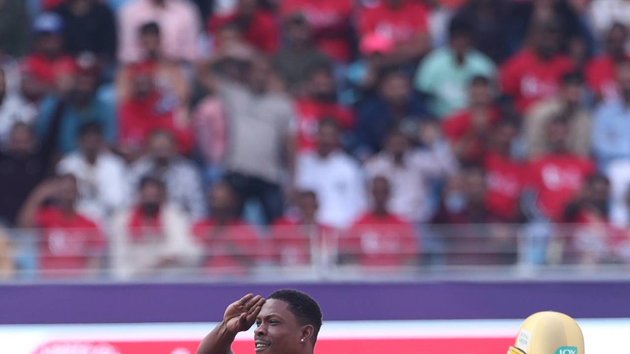 Sheldon Cottrell brings out his trademark celebration