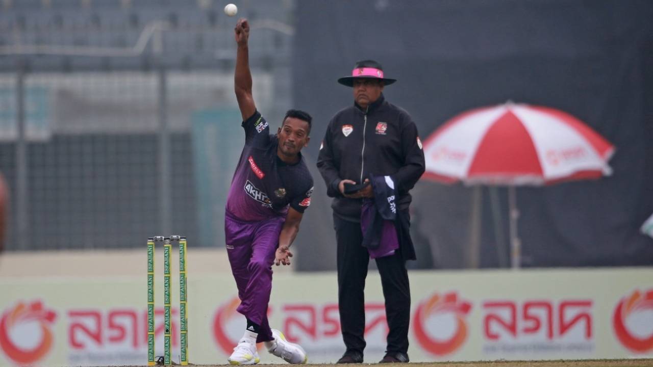 Al-Amin Hossain was economical, Durdanto Dhaka vs Chattogram Challengers, Bangladesh Premier League 2024, Mirpur, January 22, 2024