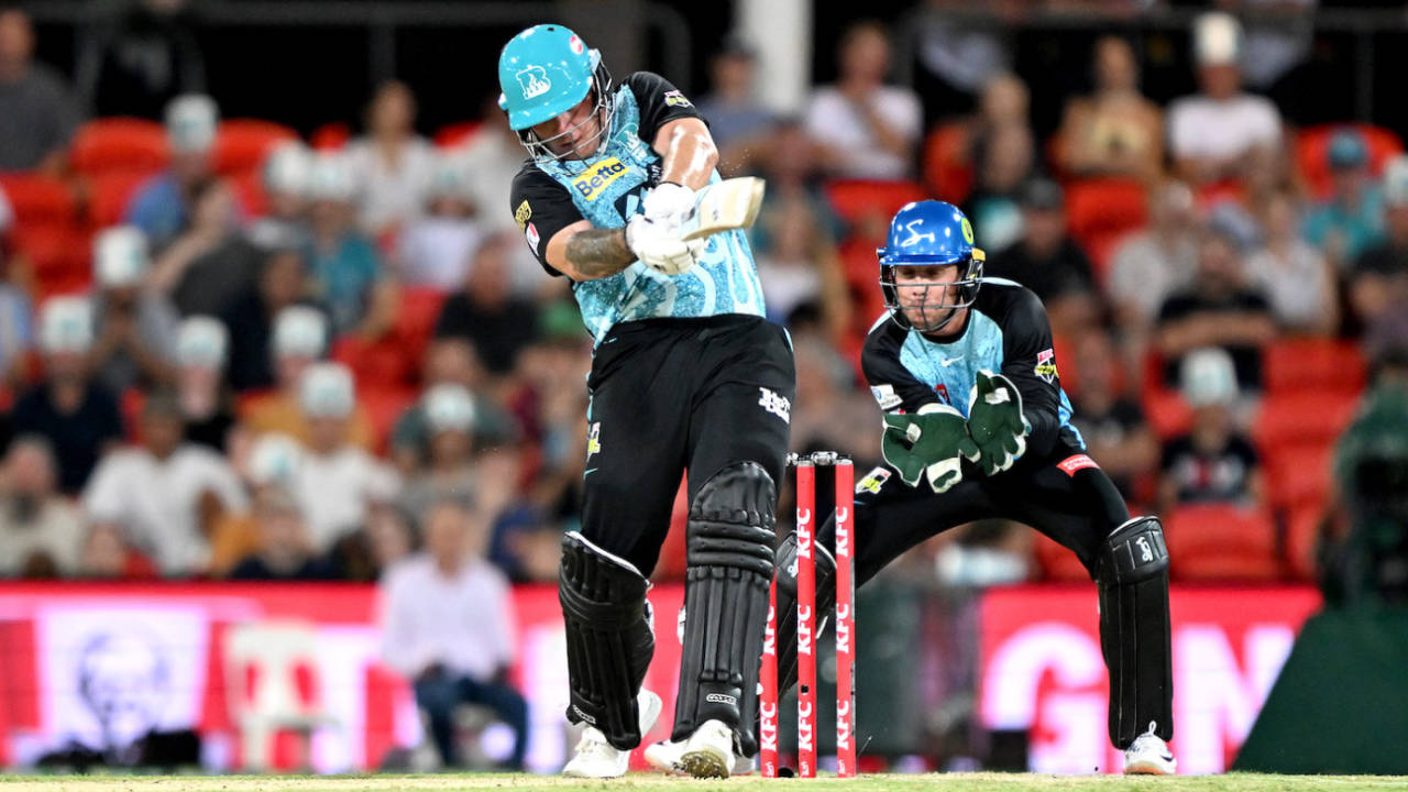 Josh Brown found the boundary with ease, Adelaide Strikers vs Brisbane Heat, BBL Challenger, Carrara, January 22, 2024