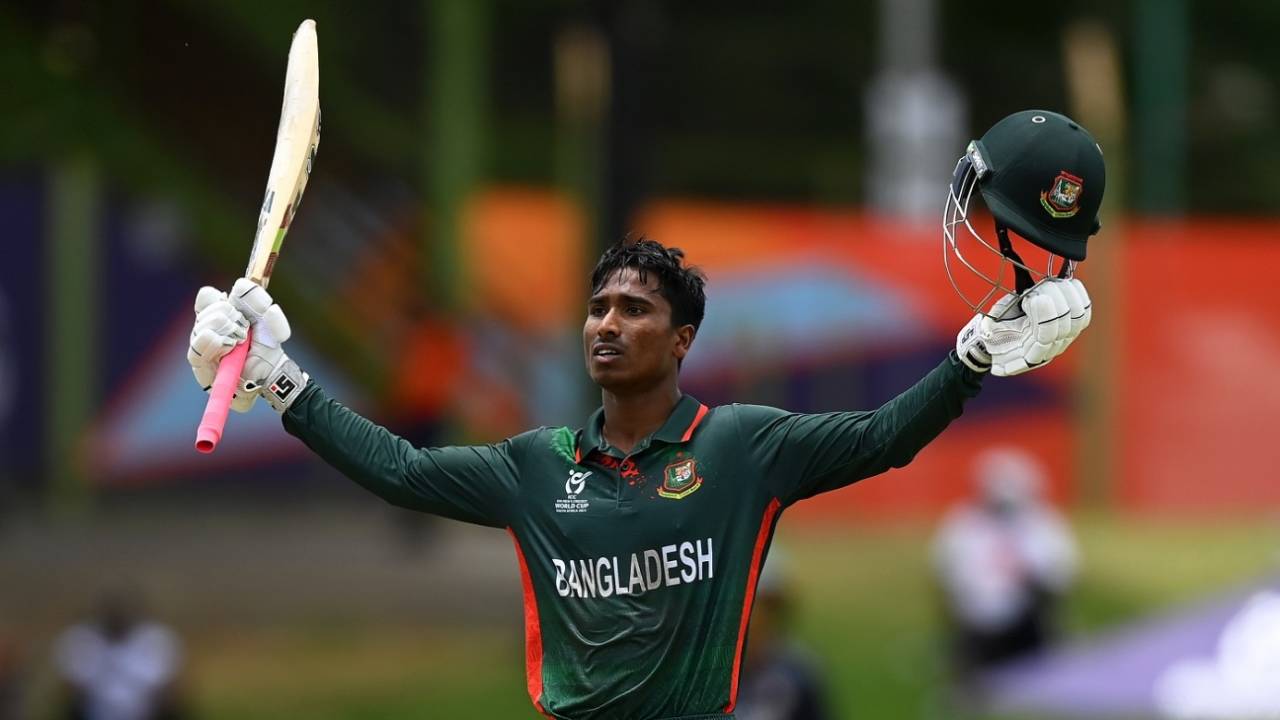 Ariful Islam made a run-a-ball 103, Bangladesh vs USA, Under-19 World Cup, Group A,  Bloemfontein, January 26, 2024 