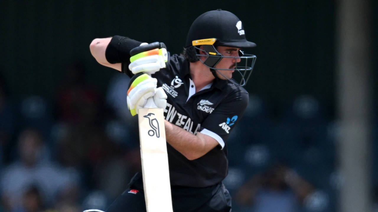 Lachlan Stackpole repaired the damage for New Zealand, New Zealand vs Pakistan, Men's Under-19 World Cup, East London, January 27, 2024
