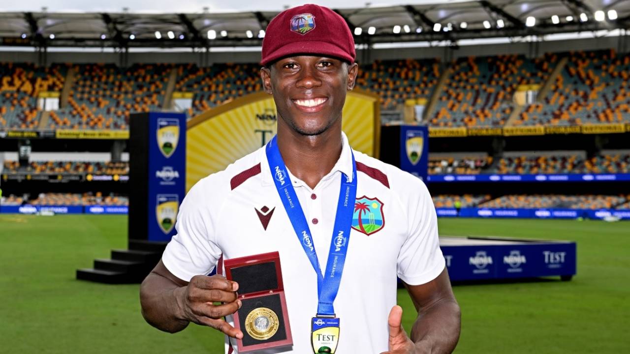 Shamar Joseph was Player of the Match for his stunning performance, Australia vs West Indies, 2nd Test, Brisbane, 4th day, January 28, 2024