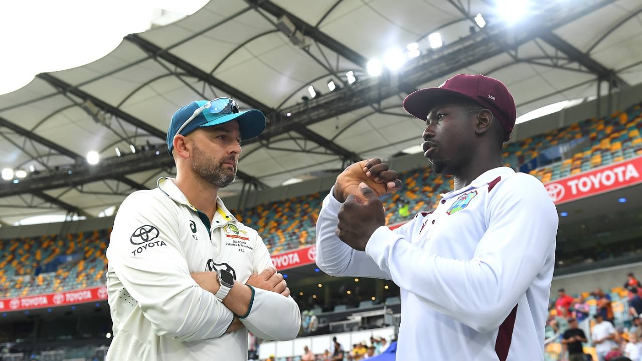 Nathan Lyon and Kevin Sinclair discuss their craft, Australia vs West Indies, 2nd Test, Brisbane, 4th day, January 28, 2024
