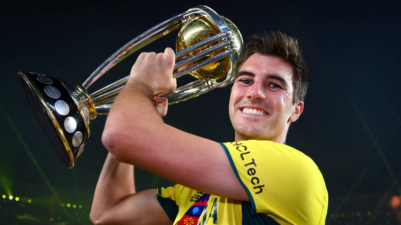 Pat Cummins captained Australia to World Cup glory to complete a dominant year&nbsp;&nbsp;&bull;&nbsp;&nbsp;Alex Davidson/ICC/Getty Images