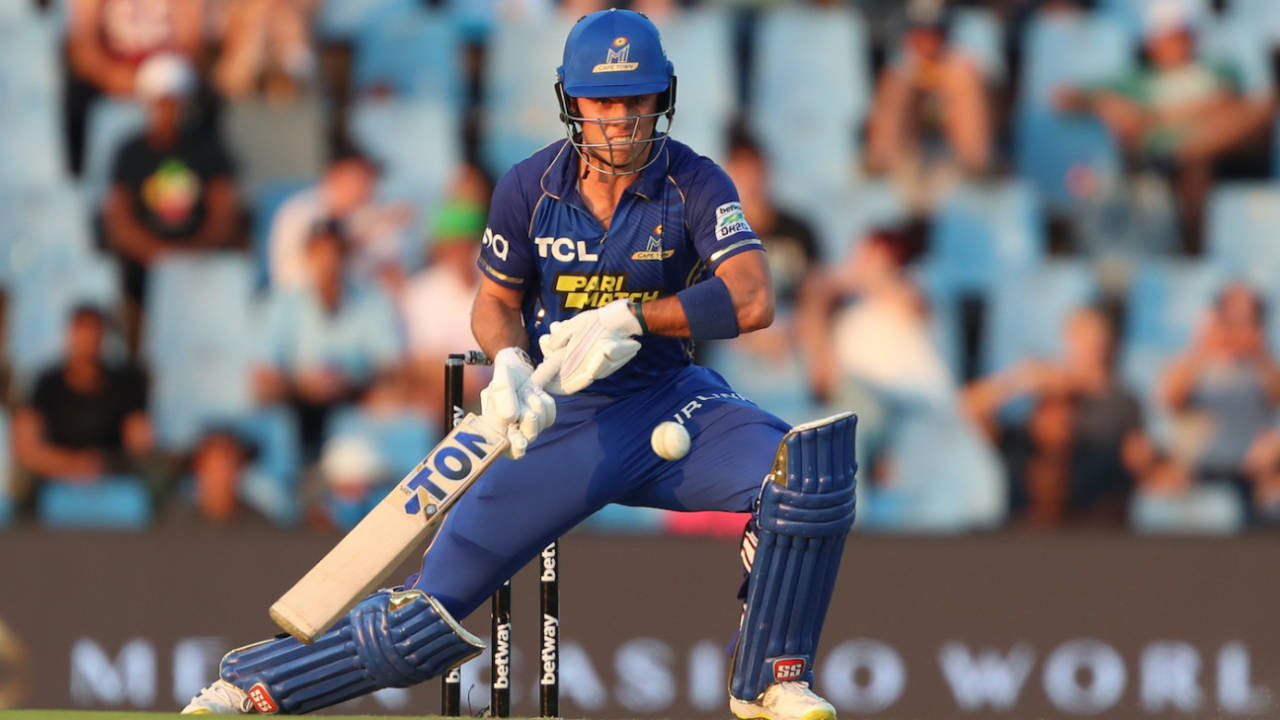 Dewald Brevis gets funky during his unbeaten 66 off 32 balls, MI Cape Town vs Pretoria Capitals, SA20, Centurion, February 1, 2024