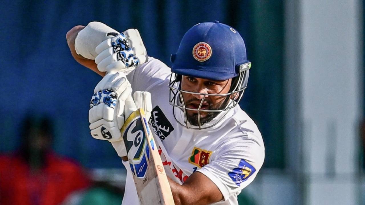 Dimuth Karunaratne was quick off the blocks, Sri Lanka vs Afghanistan, Only Test, Colombo, 1st day, February 2, 2024