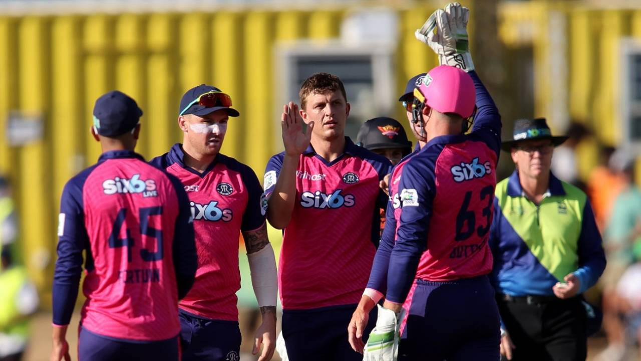 Wihan Lubbe struck early for Paarl Royals, Paarl Royals vs Sunrisers Eastern Cape, SA20 2024, Paarl, February 2, 2024