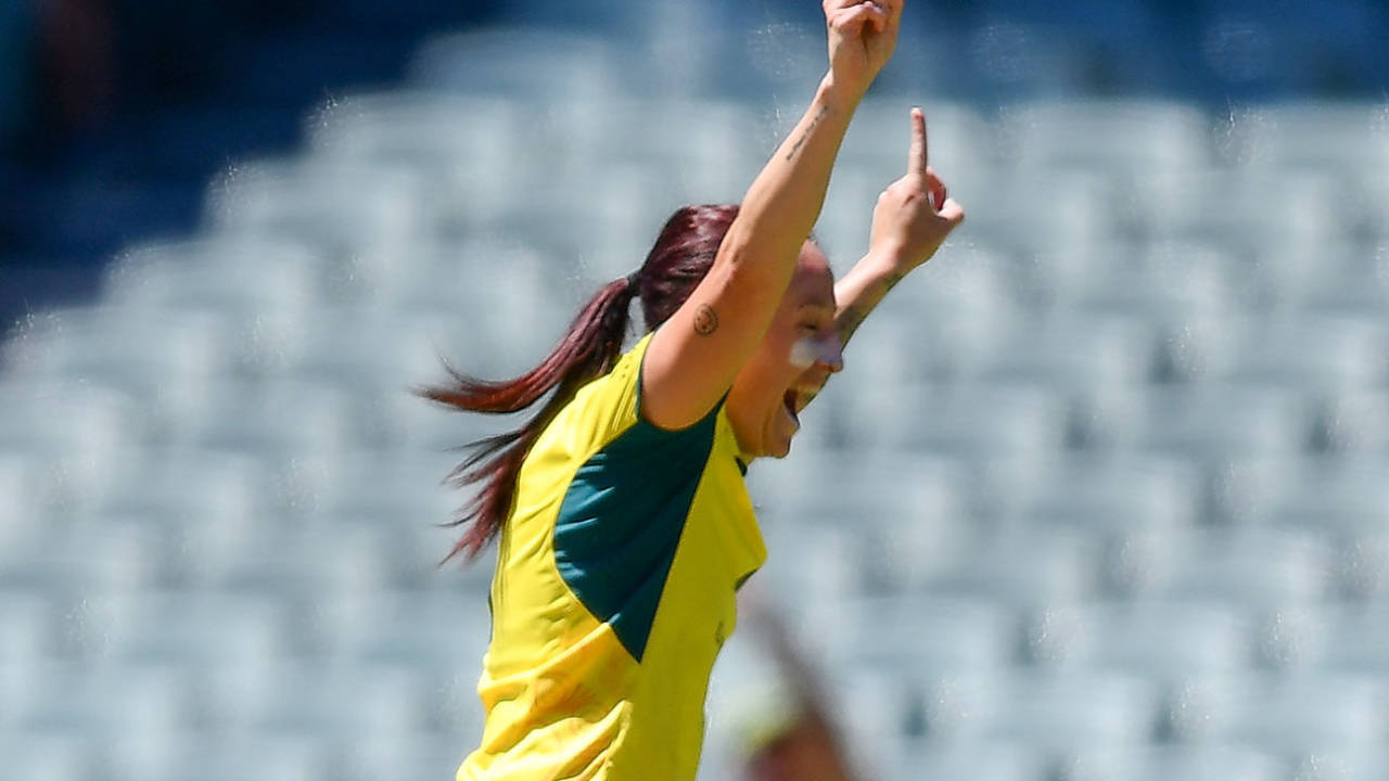 Megan Schutt was superb in her 200th game for Australia&nbsp;&nbsp;&bull;&nbsp;&nbsp;Getty Images and Cricket Australia