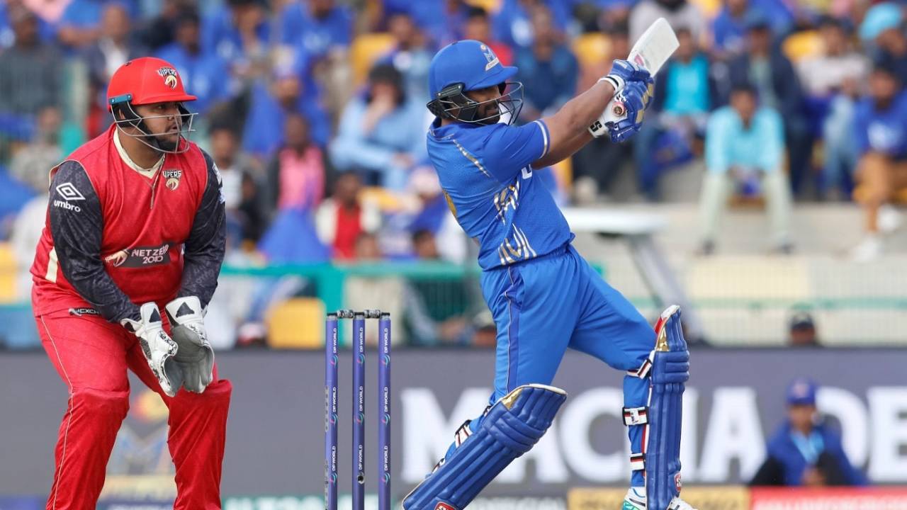 Ambati Rayudu goes on the attack, MI Emirates vs Desert Vipers, ILT20 2024, Abu Dhabi, February 4, 2024