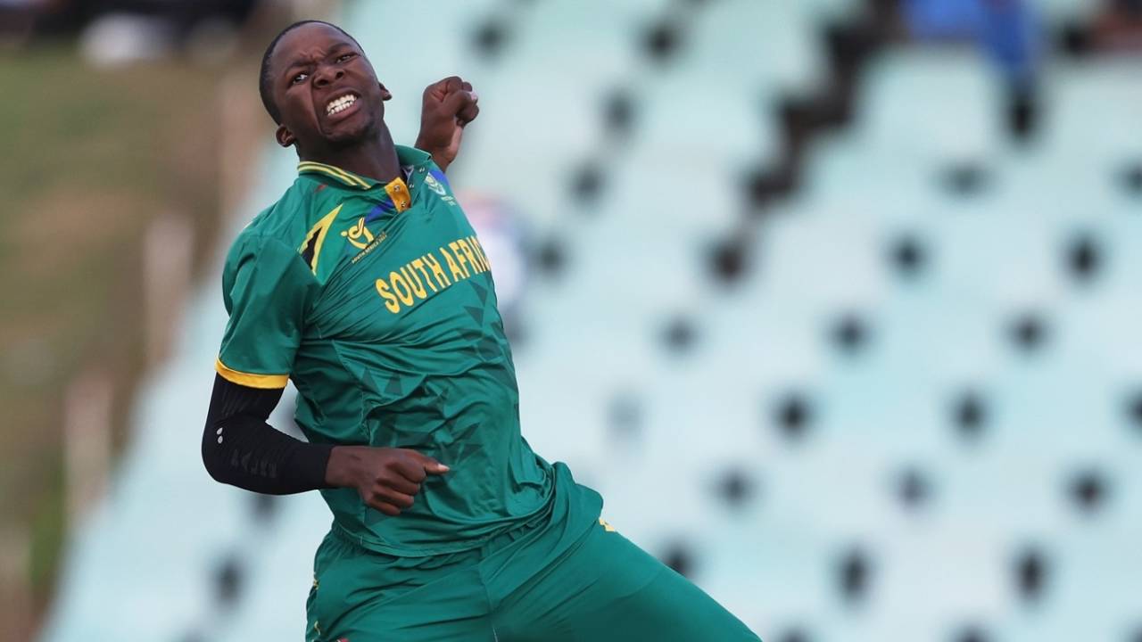 Kwena Maphaka returned to break the 171-run partnership, South Africa vs India, 1st semi-final, Under-19 World Cup, Benoni, February 6, 2024