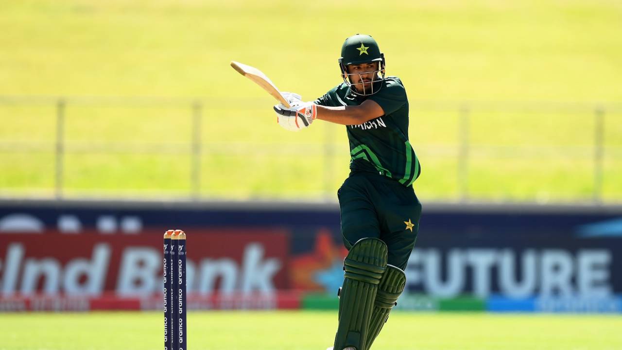 Shahzaib Khan got some luck early in his innings, Pakistan vs Australia, Under-19 World Cup 2024, 2nd semi-final, Benoni, February 8, 2024