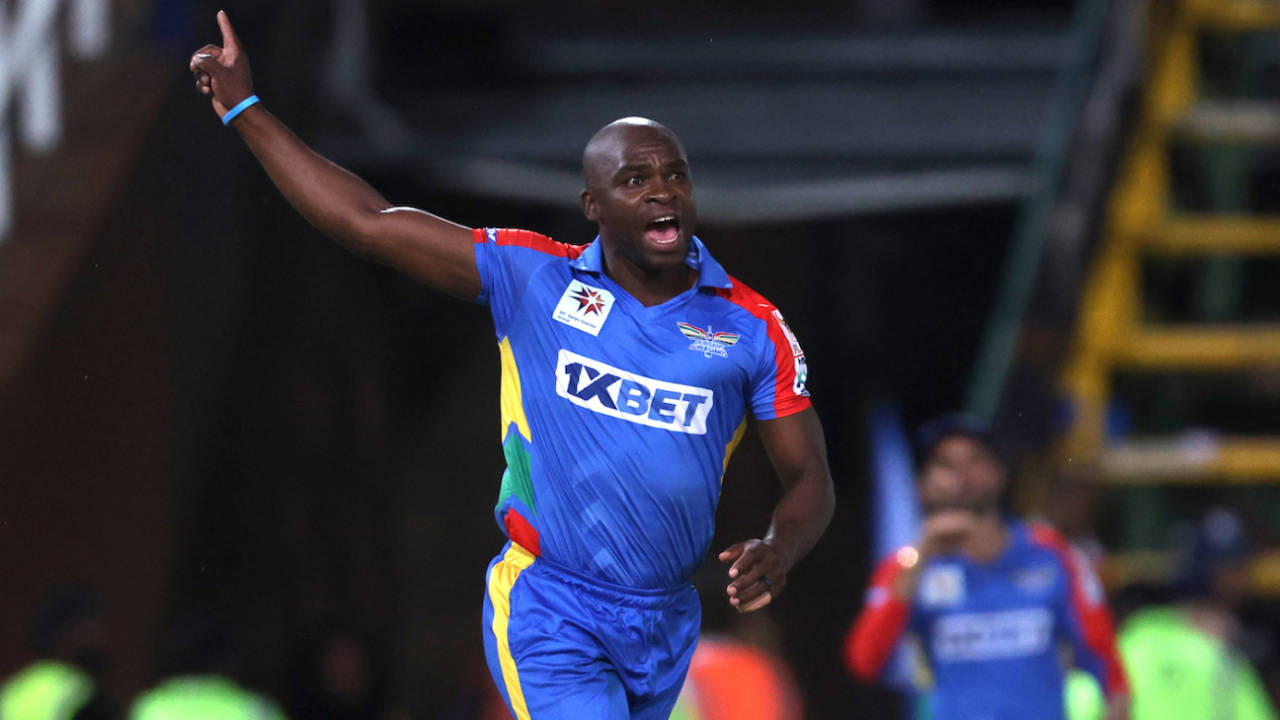 Junior Dala took 4 for 38, Joburg Super Kings vs Durban's Super Giants, SA20 2024, Qualifier 2, Johannesburg, February 8, 2024