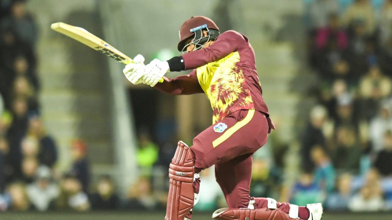 Brandon King made 53 off 37, Australia vs West Indies, 1st T20I, Hobart, February 9, 2024